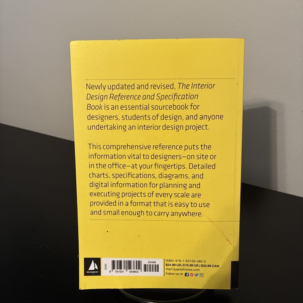 The Interior Design Reference & Specification Book Updated & Revised (Like New) - Picture 2 of 3